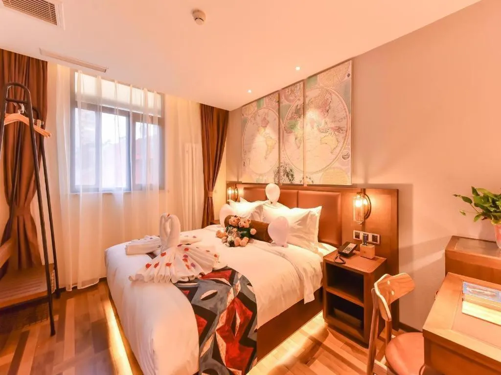 Bed in James Joyce Coffetel·Beijing South Muxiyuan Metro Station