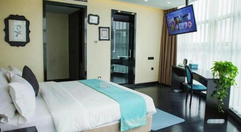 Bed in Xana Hotelle·Lianyungang Donghai