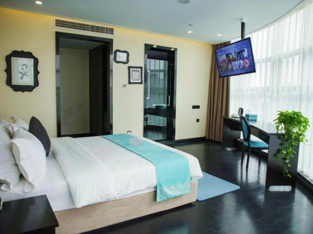 Bed in Xana Hotelle·Lianyungang Donghai