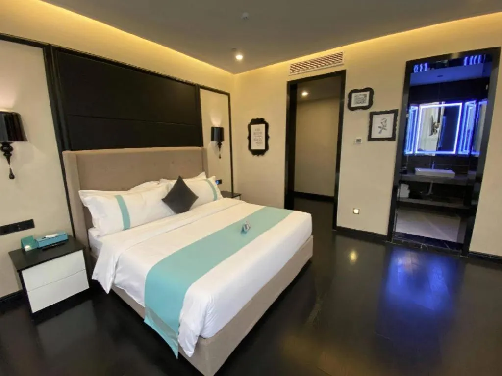 Bed in Xana Hotelle·Lianyungang Donghai