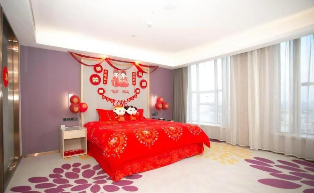 Bed in Lavande Hotel·Jining Party School Building