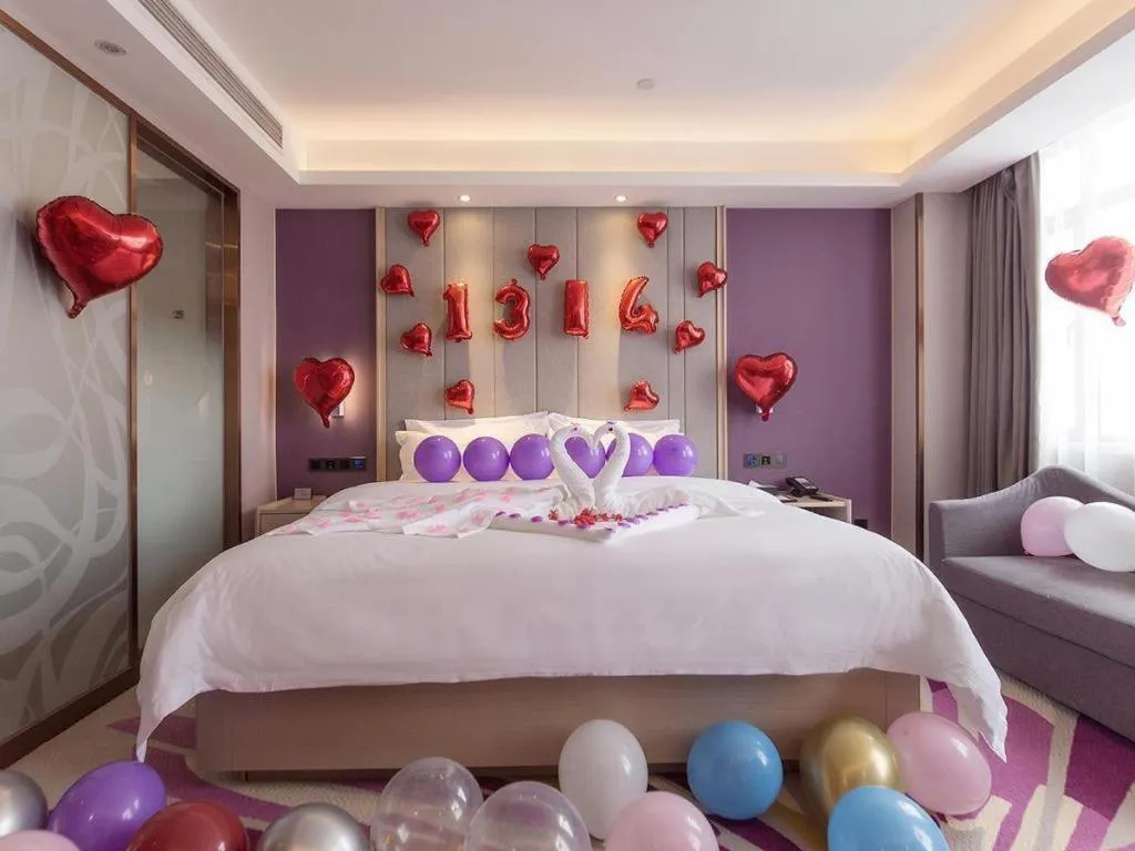 Bed in Lavande Hotel·Jining Party School Building