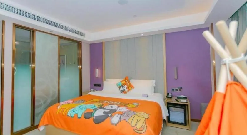 Bed in Lavande Hotel·Jining Party School Building