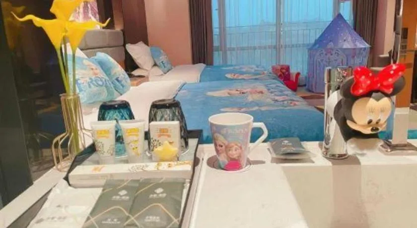 Bed in Chonpines Hotel Guangzhou Sunac Cultural and Tourism City Shiling