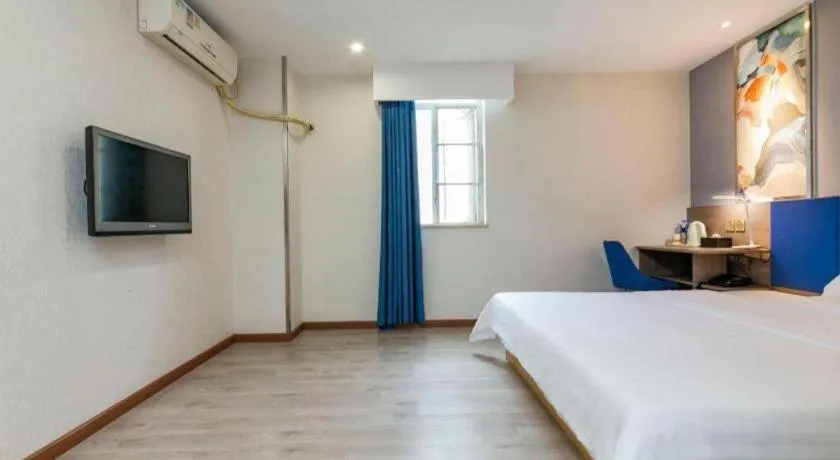 Bed in PAI Hotel·Chengdu Jinsha Museum Metro Station