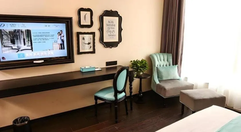 Bed in Xana Hotelle·Ji'nan Hi-tech Zone Century Avenue Tangye