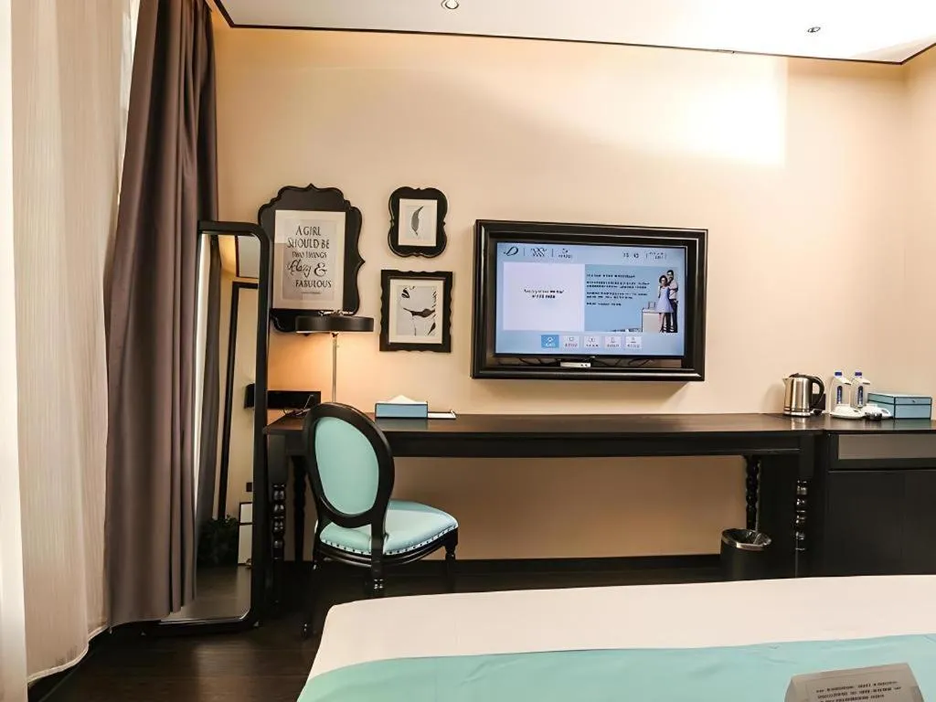 Bed in Xana Hotelle·Ji'nan Hi-tech Zone Century Avenue Tangye