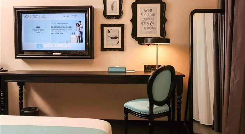 Bed in Xana Hotelle·Ji'nan Hi-tech Zone Century Avenue Tangye