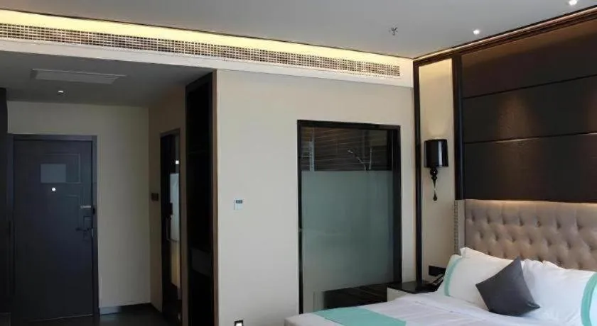 Bed in Xana Hotelle·Ji'nan Hi-tech Zone Century Avenue Tangye