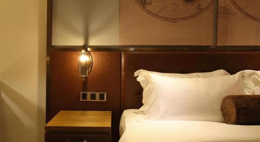 Bed in James Joyce Coffetel·Nannign Shanglin Tongle Road