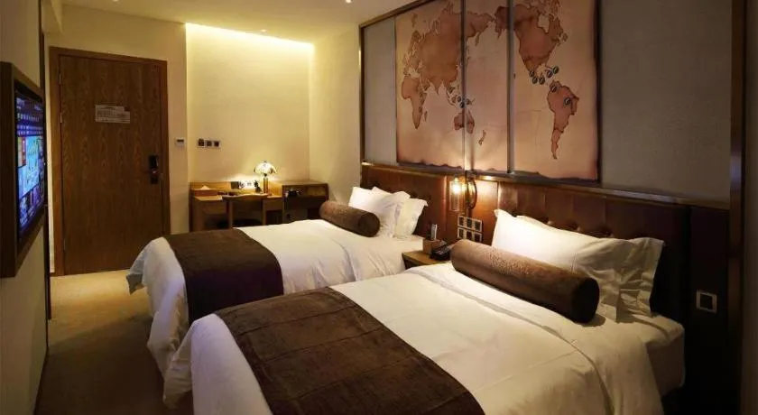 Bed in James Joyce Coffetel·Nannign Shanglin Tongle Road