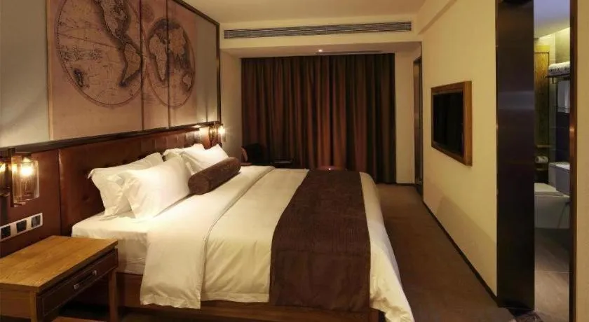 Bed in James Joyce Coffetel·Nannign Shanglin Tongle Road