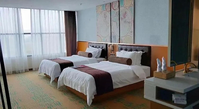 Bed in James Joyce Coffetel·Nannign Shanglin Tongle Road