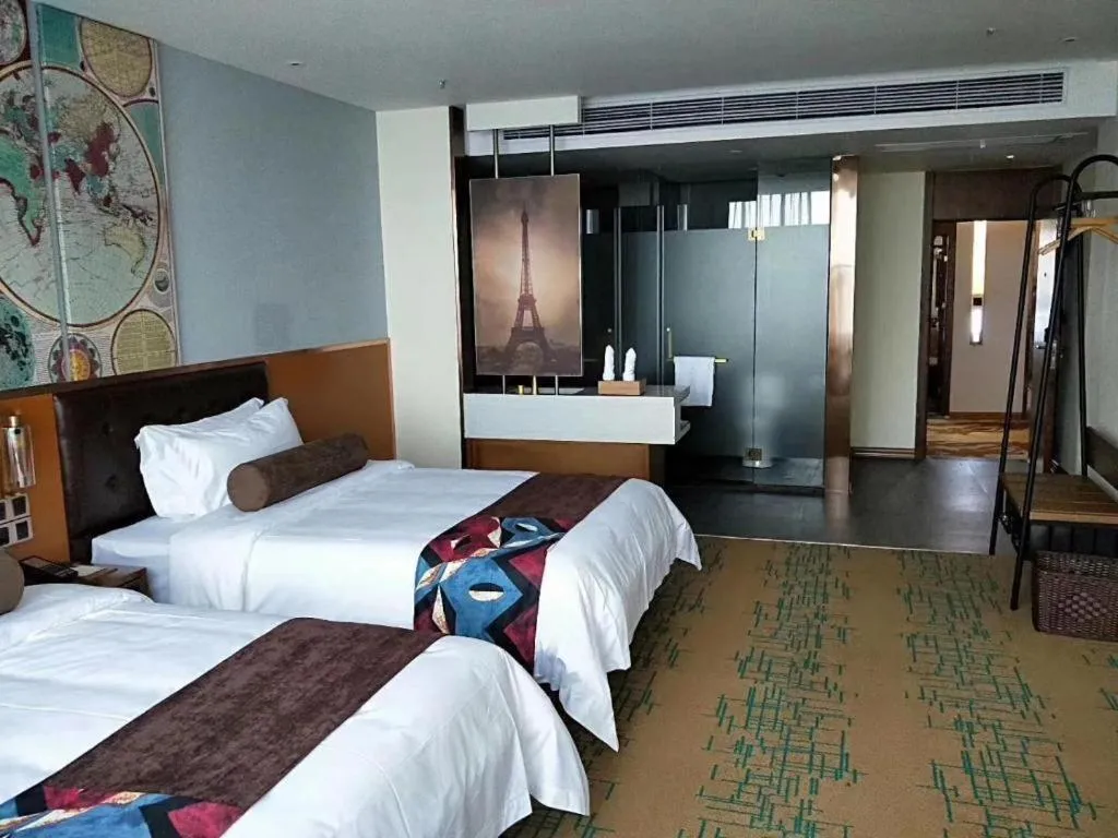 Bed in James Joyce Coffetel·Nannign Shanglin Tongle Road