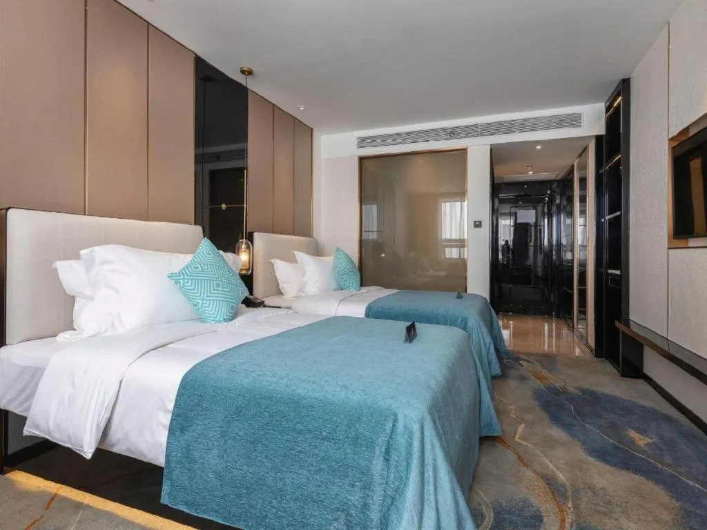 Bed in Xana Deluxe Beijing Guang'anmen Metro Station