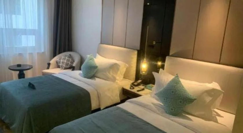 Bed in Xana Deluxe Beijing Guang'anmen Metro Station