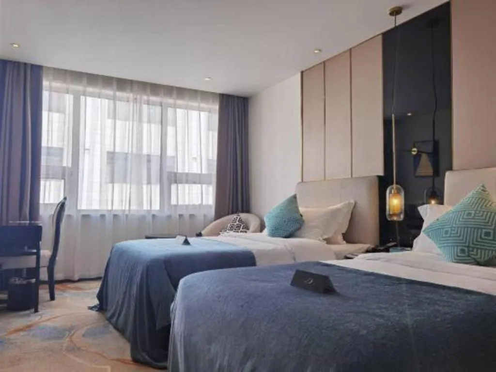 Bed in Xana Deluxe Beijing Guang'anmen Metro Station