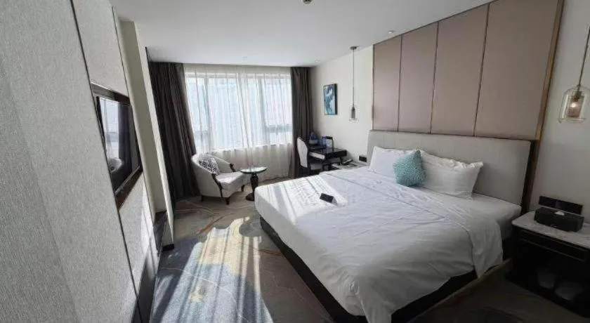 Bed in Xana Deluxe Beijing Guang'anmen Metro Station