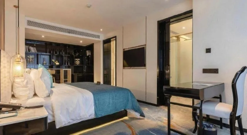 Bed in Xana Deluxe Beijing Guang'anmen Metro Station