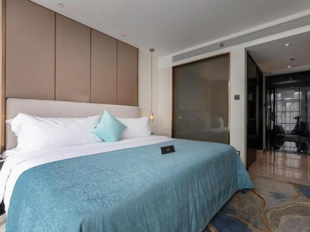 Bed in Xana Deluxe Beijing Guang'anmen Metro Station