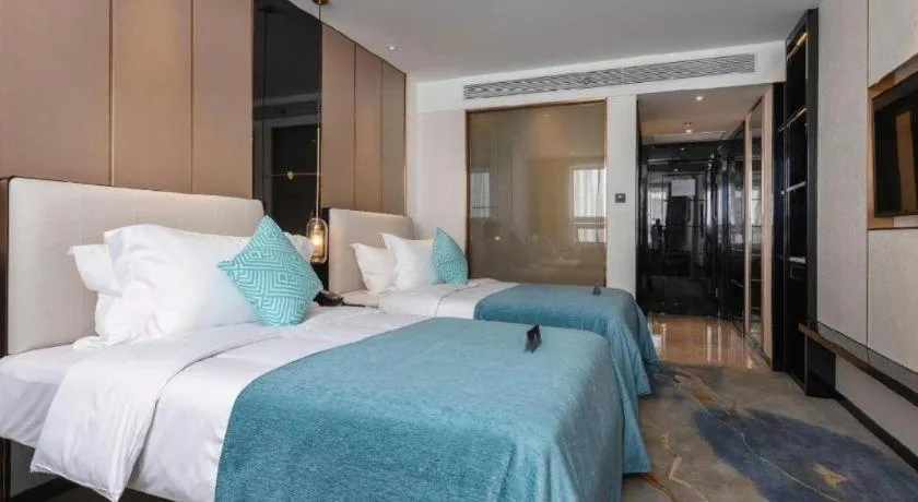 Bed in Xana Deluxe Beijing Guang'anmen Metro Station