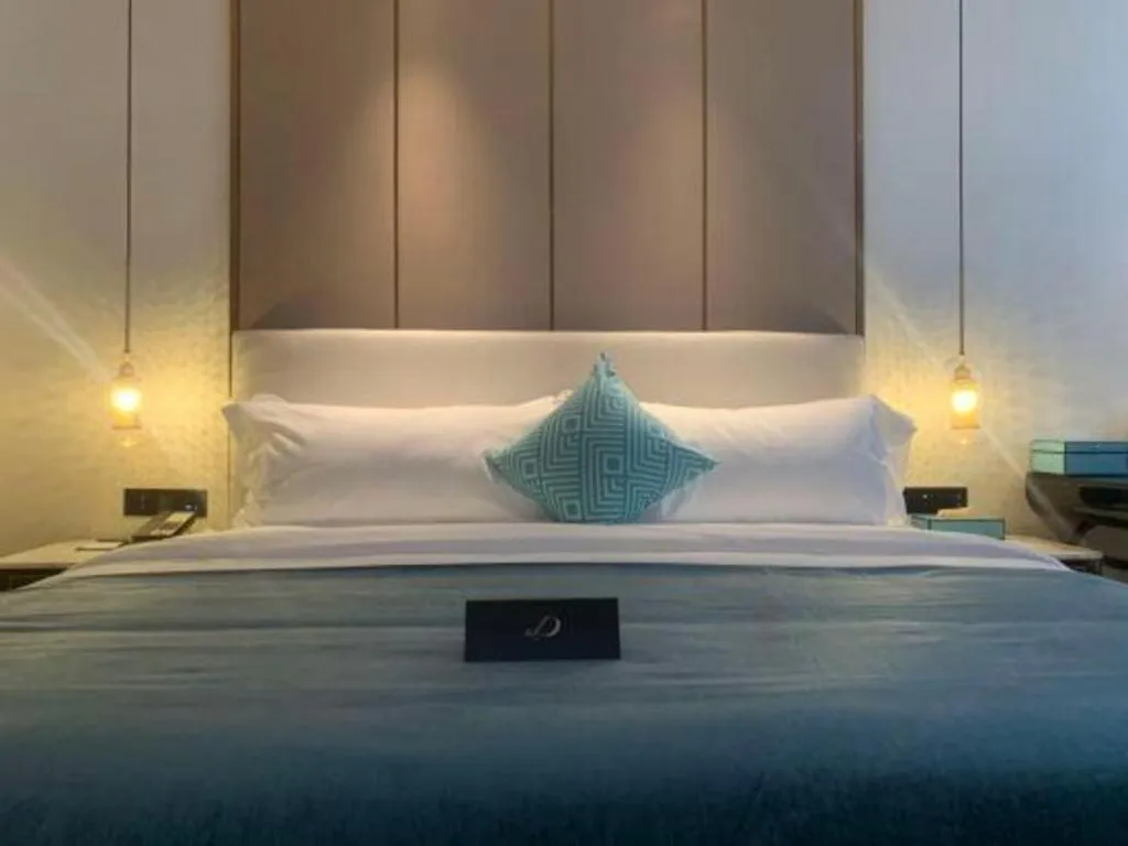 Bed in Xana Deluxe Beijing Guang'anmen Metro Station