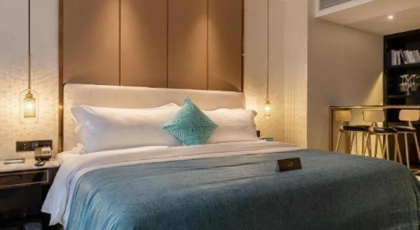 Bed in Xana Deluxe Beijing Guang'anmen Metro Station