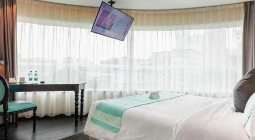 Bed in Xana Hotelle·Guangzhou Shangxiajiu Yongqingfang Changshou Road Metro Station