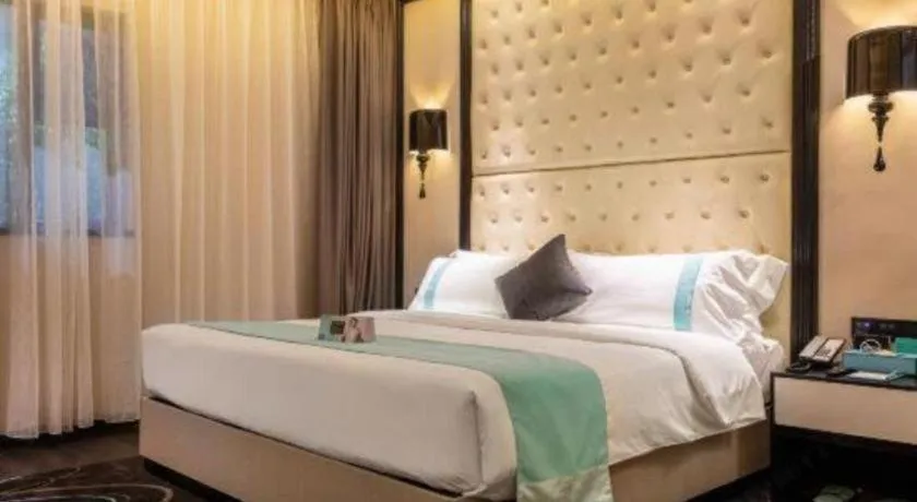 Bed in Xana Hotelle·Guangzhou Shangxiajiu Yongqingfang Changshou Road Metro Station