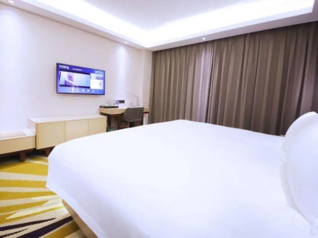 Bed in Lavande Hotel·Heyuan Bavaria