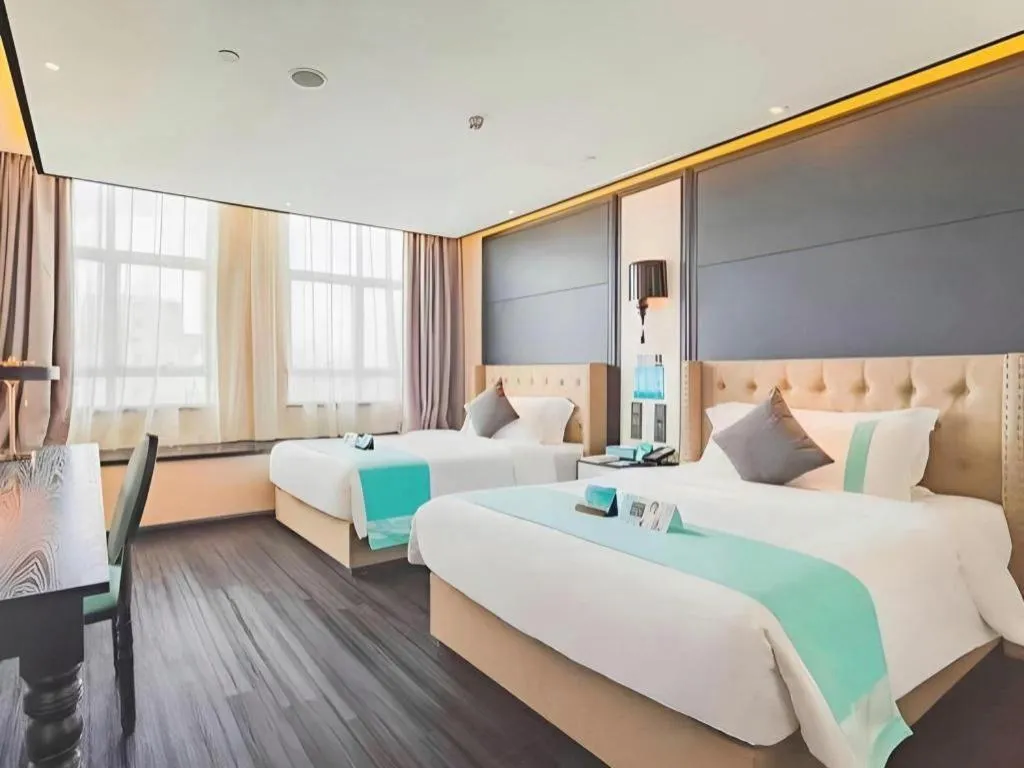 Bed in Xana Hotelle Nanjing Xinjiekou Daxinggong Metro Station