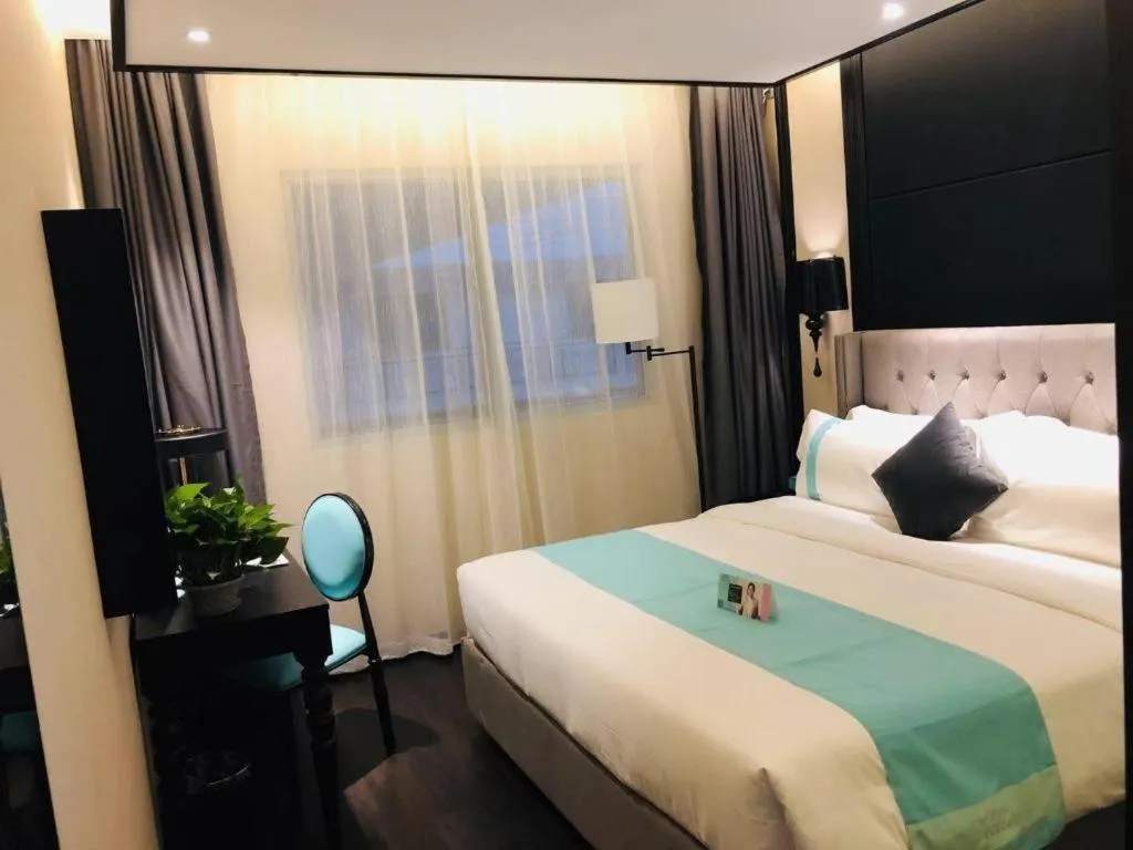 Bed in Xana Hotelle Nanjing Xinjiekou Daxinggong Metro Station