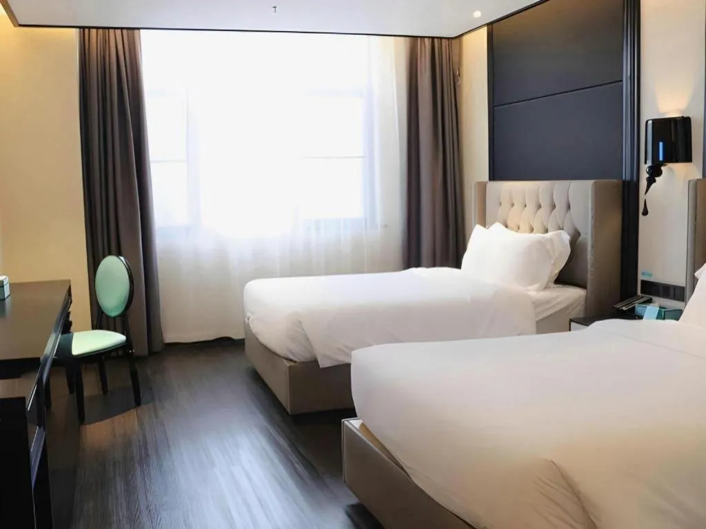 Bed in Xana Hotelle Nanjing Xinjiekou Daxinggong Metro Station