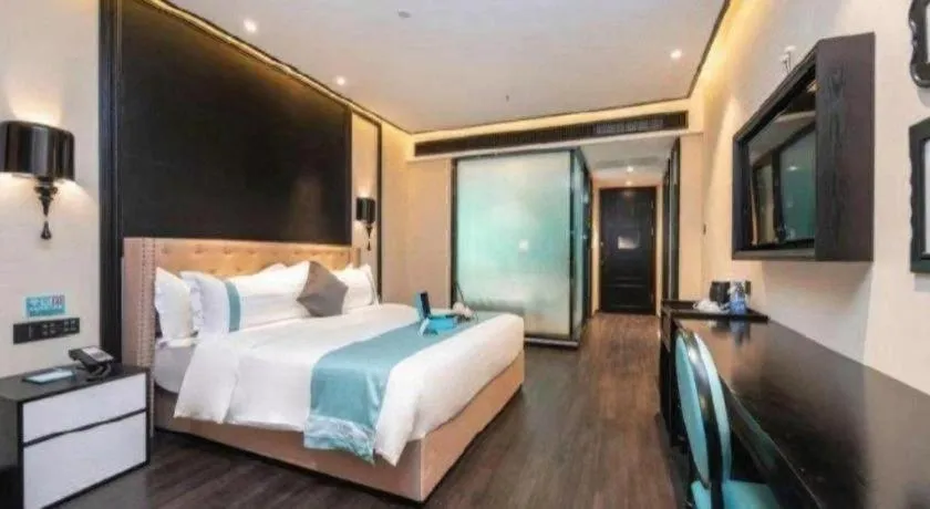 Bed in Xana Hotelle Nanjing Xinjiekou Daxinggong Metro Station