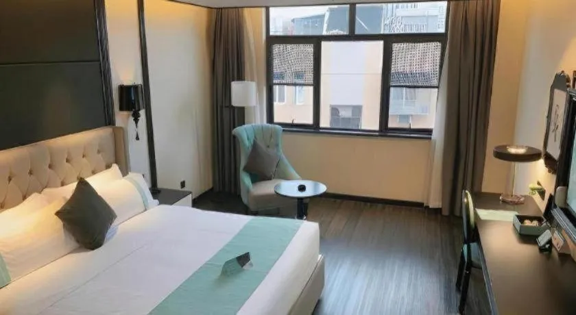 Bed in Xana Hotelle Nanjing Xinjiekou Daxinggong Metro Station