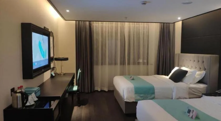 Bed in Xana Hotelle Nanjing Xinjiekou Daxinggong Metro Station