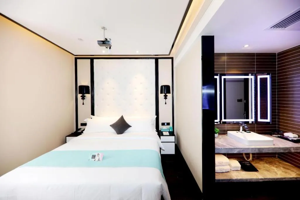 Bed in Xana Hotelle·Tianshui Shangyi Plaza