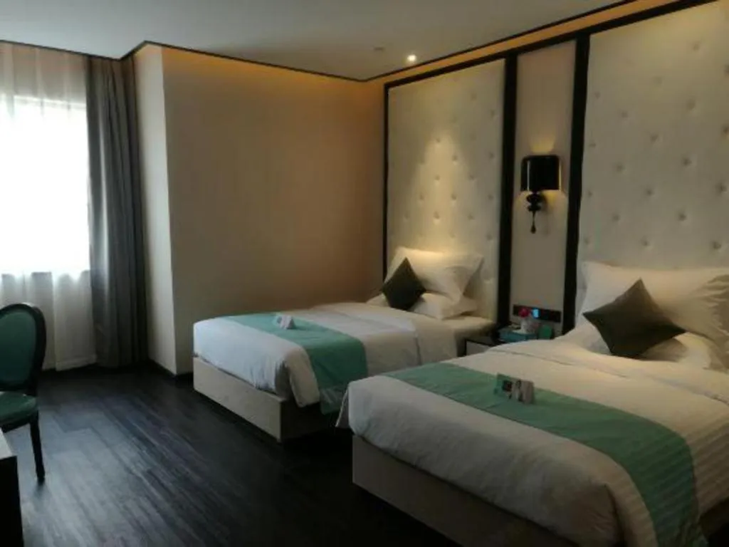 Bed in Xana Hotelle·Tianshui Shangyi Plaza