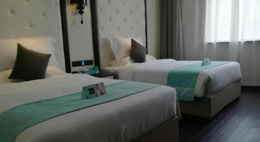 Bed in Xana Hotelle·Tianshui Shangyi Plaza