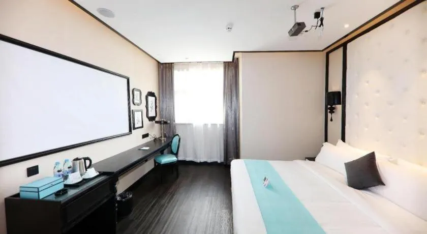 Bed in Xana Hotelle·Tianshui Shangyi Plaza
