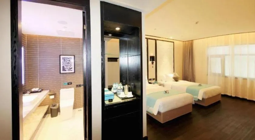 Bed in Xana Hotelle·Tianshui Shangyi Plaza