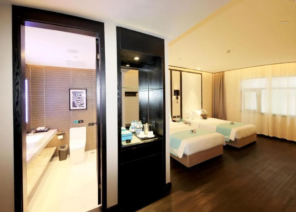Bed in Xana Hotelle·Tianshui Shangyi Plaza