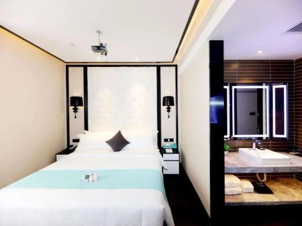 Bed in Xana Hotelle·Tianshui Shangyi Plaza