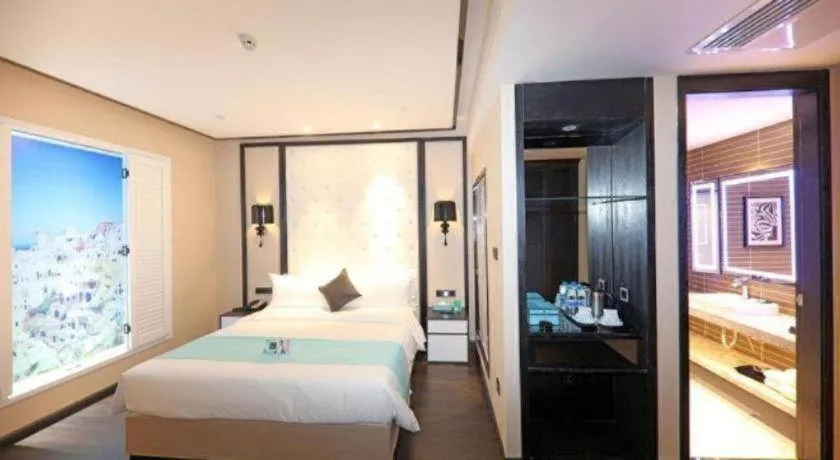 Bed in Xana Hotelle·Tianshui Shangyi Plaza