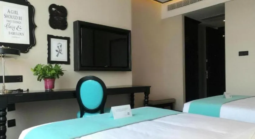 Bed in Xana Hotelle·Tianshui Shangyi Plaza