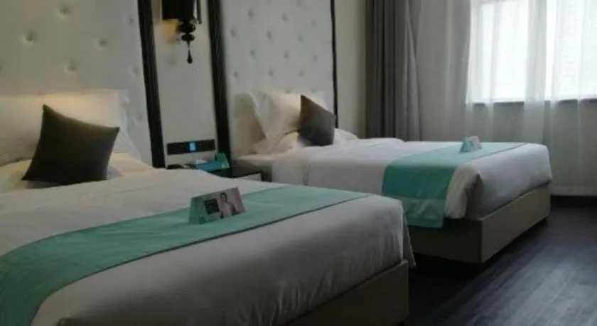 Bed in Xana Hotelle·Tianshui Shangyi Plaza