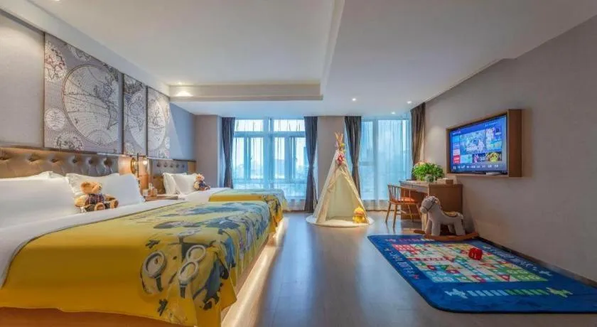 Bed in James Joyce Coffetel Hefei University of Technology