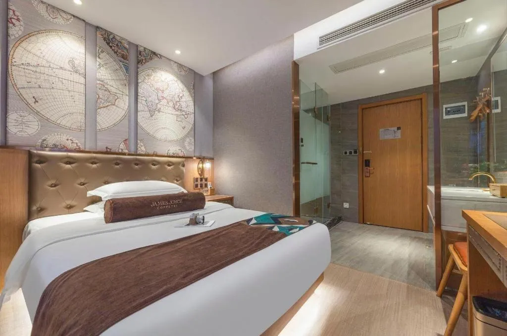 Bed in James Joyce Coffetel Hefei University of Technology