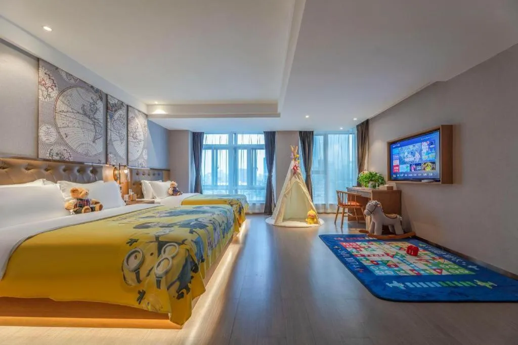 Bed in James Joyce Coffetel Hefei University of Technology