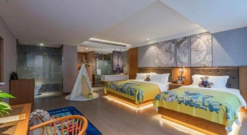 Bed in James Joyce Coffetel Hefei University of Technology